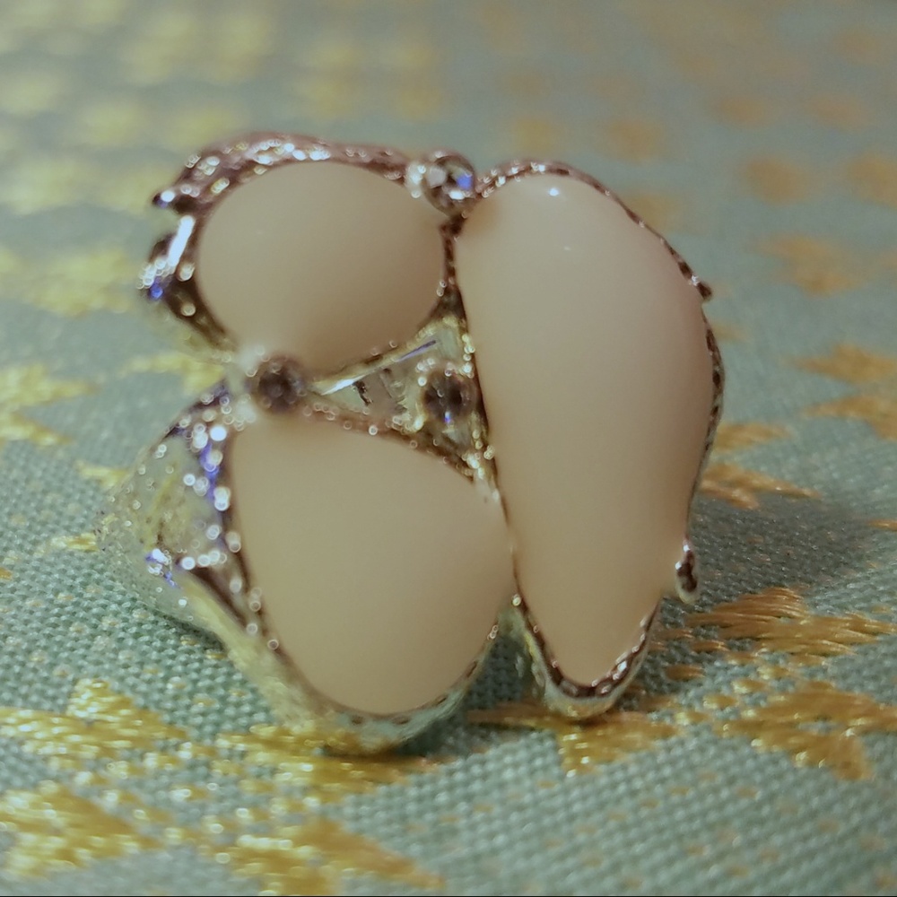 Sim.moonstone in silver ring 6 7 8 9 - Picture 7 of 8